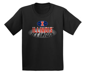 Illinois Fighting Illini Boys Tee Shirt - Spotlight and Shadow Illinois