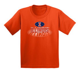 Illinois Fighting Illini Boys Tee Shirt - Spotlight and Shadow Illinois