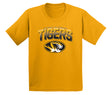 Missouri Tigers Boys Tee Shirt - Full Color Fade Tigers Logo