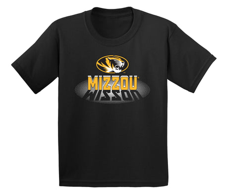 Missouri Tigers Boys Tee Shirt - Spotlight and Shadow Mizzou