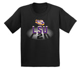 LSU Tigers Boys Tee Shirt - Spotlight and Shadow LSU