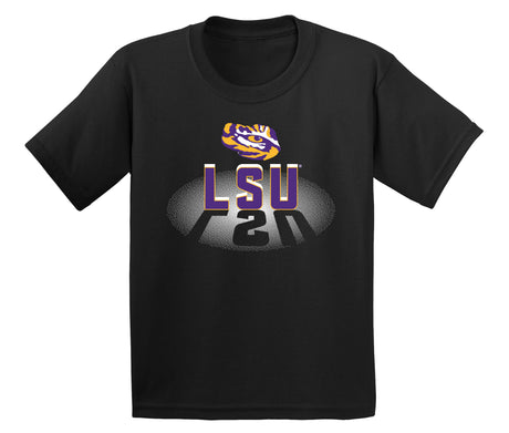 LSU Tigers Boys Tee Shirt - Spotlight and Shadow LSU