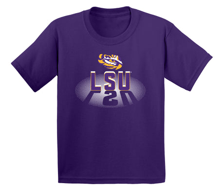 LSU Tigers Boys Tee Shirt - Spotlight and Shadow LSU