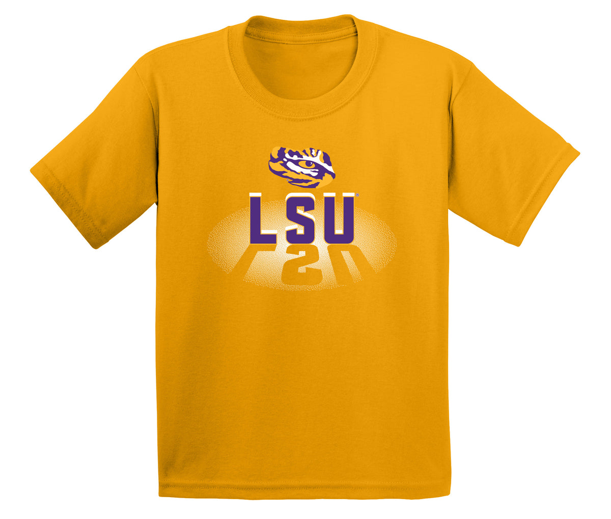 LSU Tigers Boys Tee Shirt - Spotlight and Shadow LSU