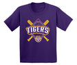 LSU Tigers Boys Tee Shirt - LSU Baseball Diamond