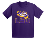 LSU Tigers Boys Tee Shirt - Tiger Eye LSU