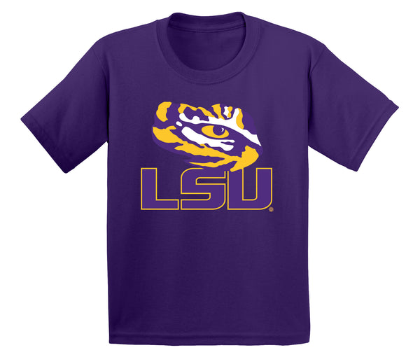 LSU Tigers Boys Tee Shirt - Tiger Eye LSU