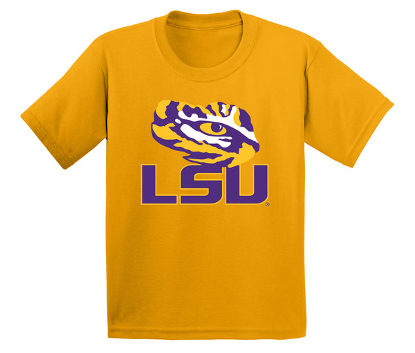 LSU Tigers Boys Tee Shirt - Tiger Eye LSU
