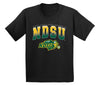 NDSU Bison Boys Tee Shirt - Full Color NDSU Fade with Logo