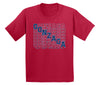 Gonzaga Bulldogs Boys Tee Shirt - Diagonal Echo Gonzaga