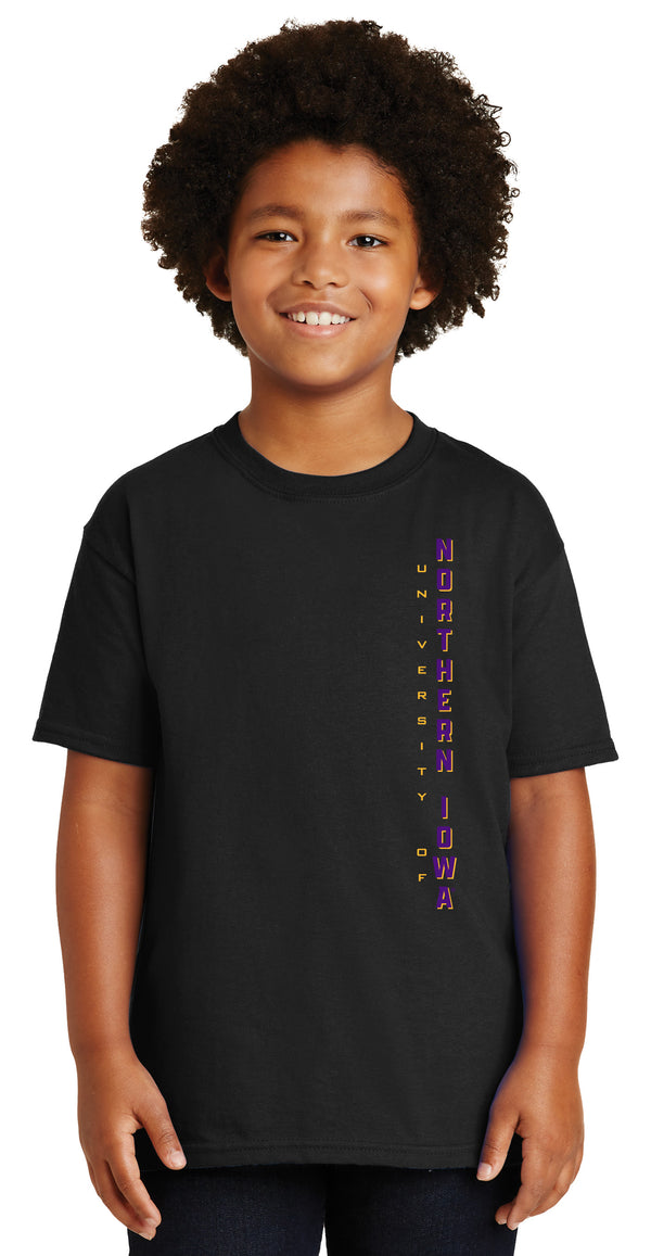 Northern Iowa Panthers Boys Tee Shirt - Vertical University of Northern Iowa