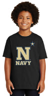 Navy Midshipmen Boys Tee Shirt - US Naval Academy Star Logo