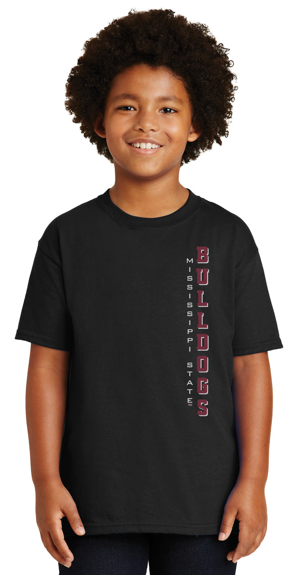 Mississippi State Bulldogs Boys Tee Shirt - Vert MSU