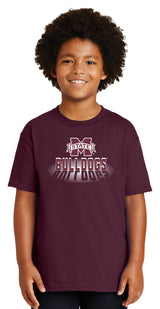 Mississippi State Bulldogs Boys Tee Shirt - Bulldogs Spotlight and Shadow