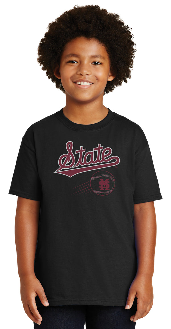 Mississippi State Bulldogs Boys Tee Shirt - Mississippi State Baseball