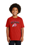 Utah Utes Boys Tee Shirt - Full Color Fade Utah Utes Logo