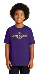 James Madison Dukes Boys Tee Shirt - Striped James Madison Football Laces