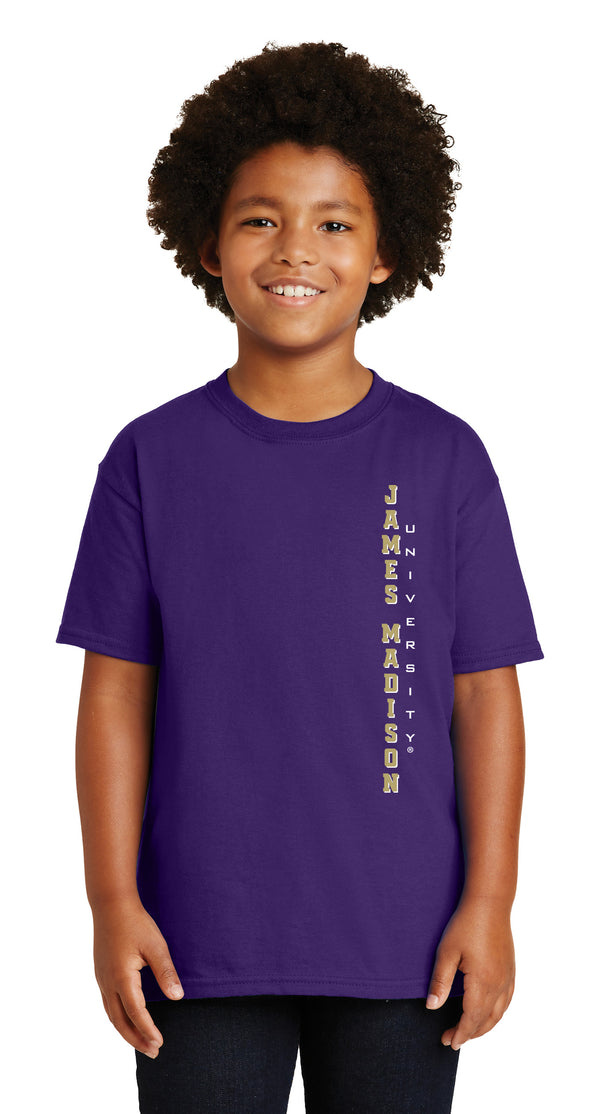 James Madison Dukes Boys Tee Shirt - Vertical James Madison University