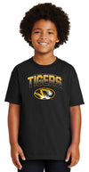 Missouri Tigers Boys Tee Shirt - Full Color Fade Tigers Logo