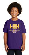 LSU Tigers Boys Tee Shirt - LSU Tigers 3-Stripe