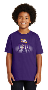 LSU Tigers Boys Tee Shirt - Spotlight and Shadow LSU