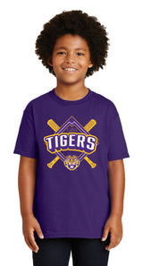 LSU Tigers Boys Tee Shirt - LSU Baseball Diamond