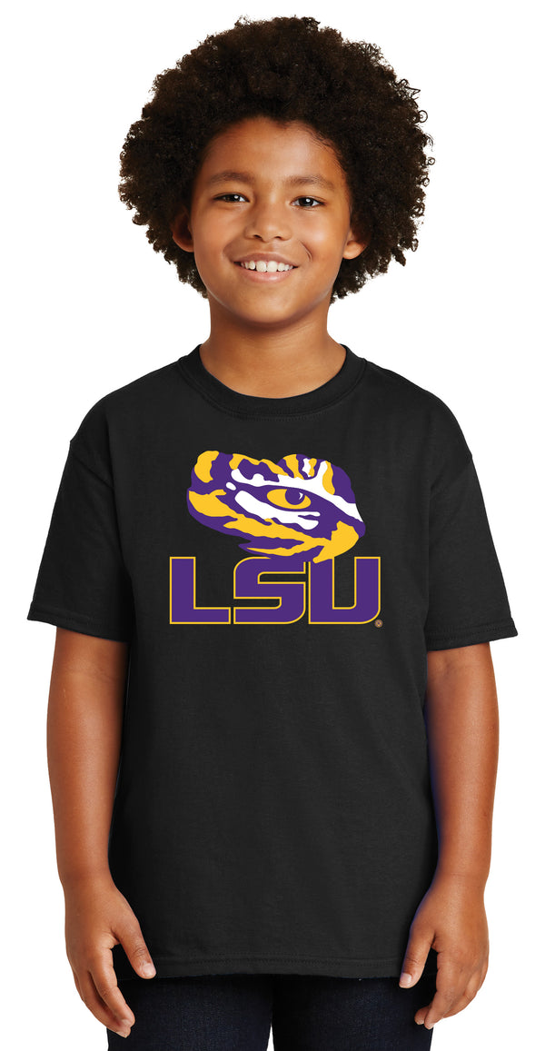 LSU Tigers Boys Tee Shirt - Tiger Eye LSU