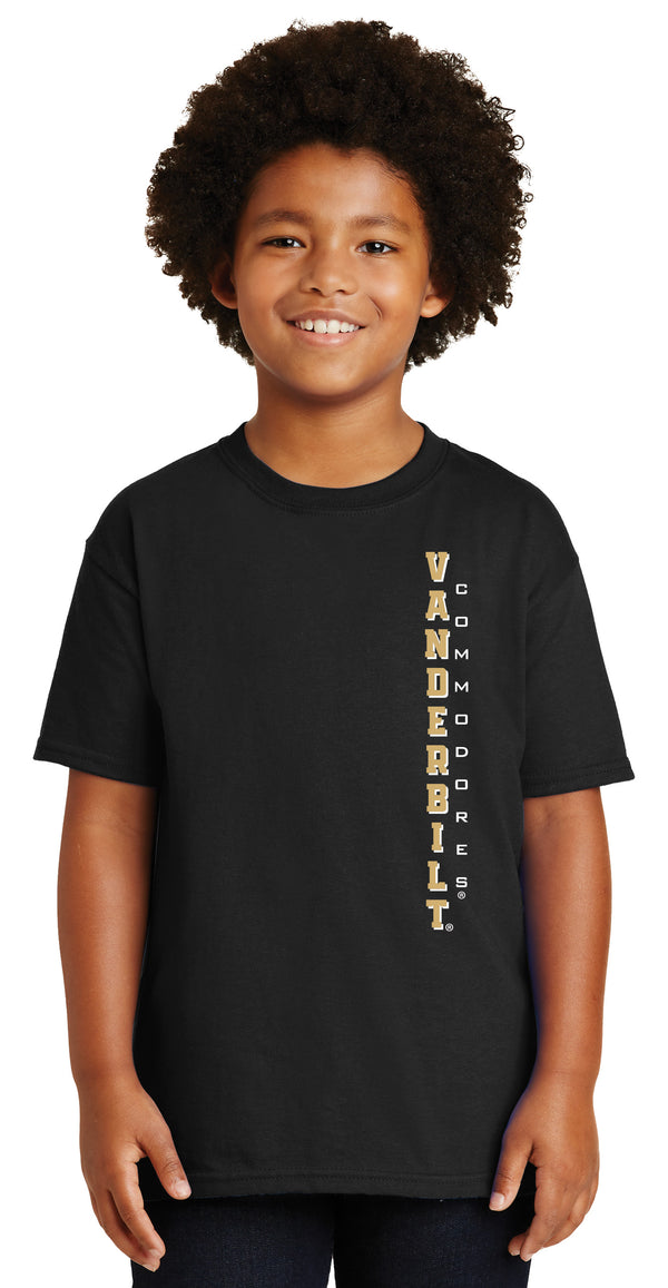 Vanderbilt Commodores Boys Tee Shirt - Vertical Vanderbilt Commodores