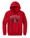 Nebraska Huskers Youth Hooded Sweatshirt - Full Color Huskers Fade with Block N