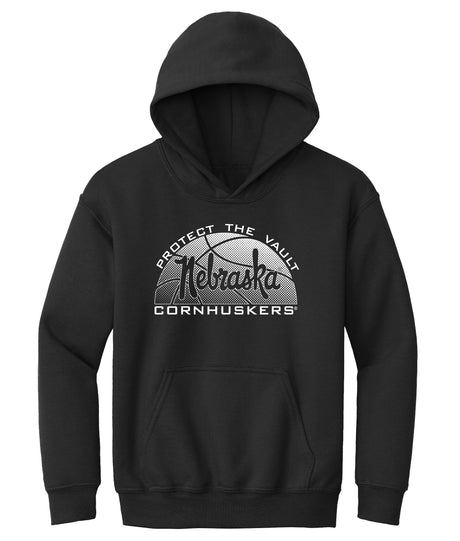 Nebraska Huskers Youth Hooded Sweatshirt - Script Nebraska Basketball