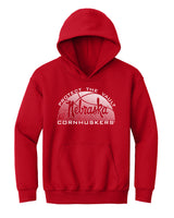 Nebraska Huskers Youth Hooded Sweatshirt - Script Nebraska Basketball