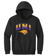 Northern Iowa Panthers Youth Hooded Sweatshirt - UNI Full Color Fade Primary Logo