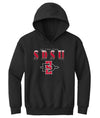 San Diego State Aztecs Youth Hooded Sweatshirt - SDSU Full Color Fade Aztecs Logo