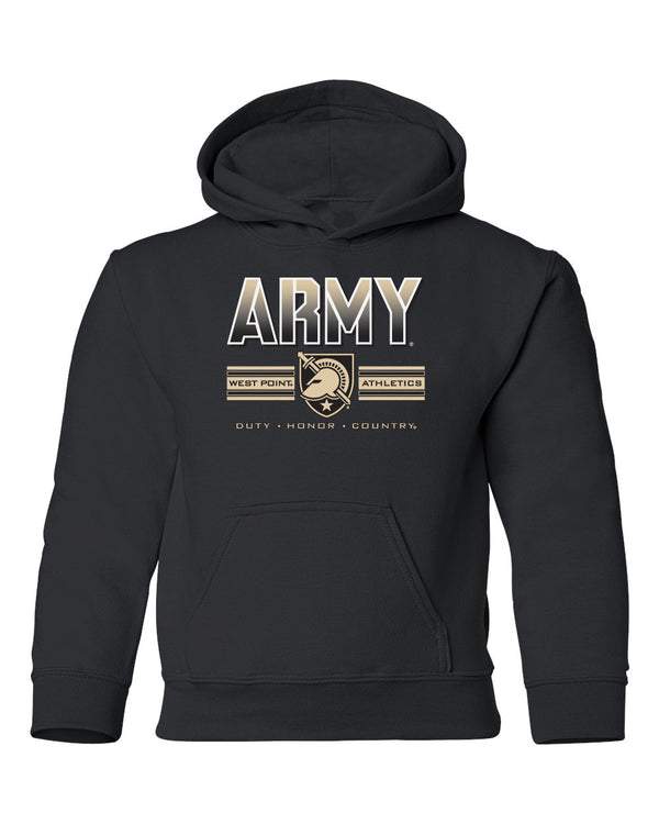 Army Black Knights Youth Hooded Sweatshirt - Army Full Color Fade Primary Logo