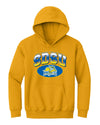 South Dakota State Jackrabbits Youth Hooded Sweatshirt - SDSU Full Color Fade Plus Primary Logo