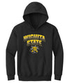 Wichita State Shockers Youth Hooded Sweatshirt - Wichita State Full Color Fade