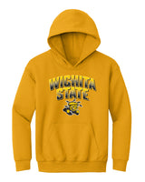Wichita State Shockers Youth Hooded Sweatshirt - Wichita State Full Color Fade