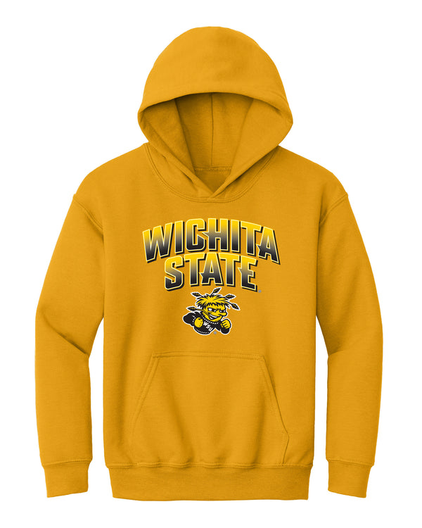 Wichita State Shockers Youth Hooded Sweatshirt - Wichita State Full Color Fade