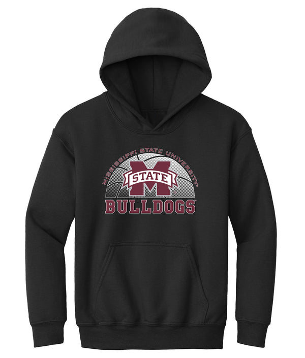 Mississippi State Bulldogs Youth Hooded Sweatshirt - MSU Bulldogs Basketball