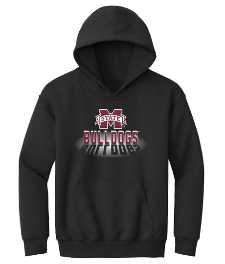 Mississippi State Bulldogs Youth Hooded Sweatshirt - Bulldogs Spotlight and Shadow