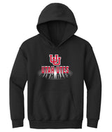 Utah Utes Youth Hooded Sweatshirt - Spotlight Shadow Utah Utes