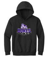 James Madison Dukes Youth Hooded Sweatshirt - Spotlight and Shadow Dukes