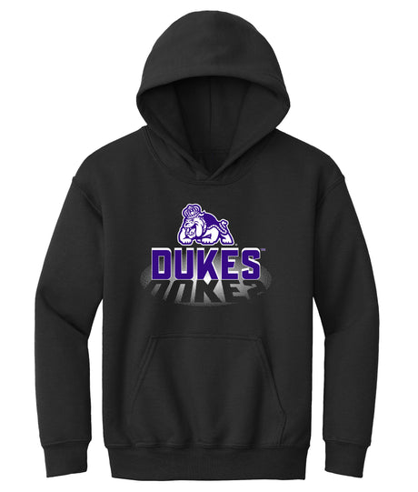 James Madison Dukes Youth Hooded Sweatshirt - Spotlight and Shadow Dukes