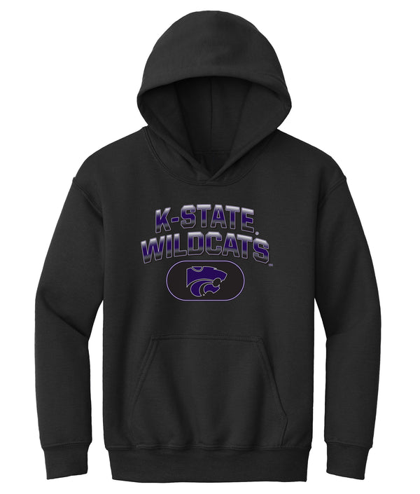 K-State Wildcats Youth Hooded Sweatshirt - Full Color K-State Wildcats Fade