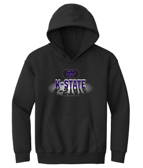 K-State Wildcats Youth Hooded Sweatshirt - Spotlight and Shadow K-State