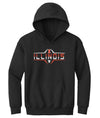 Illinois Fighting Illini Youth Hooded Sweatshirt - Striped Illinois Football Laces