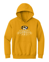 Missouri Tigers Youth Hooded Sweatshirt - Spotlight and Shadow Mizzou