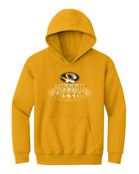 Missouri Tigers Youth Hooded Sweatshirt - Spotlight and Shadow Mizzou