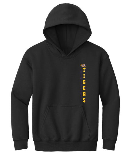 LSU Tigers Youth Hooded Sweatshirt - Vertical Louisiana State University Tigers