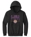 LSU Tigers Youth Hooded Sweatshirt - LSU Tigers 3-Stripe